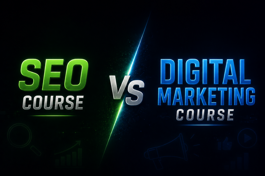 SEO COurse vs Digital Marketing Course Comparison