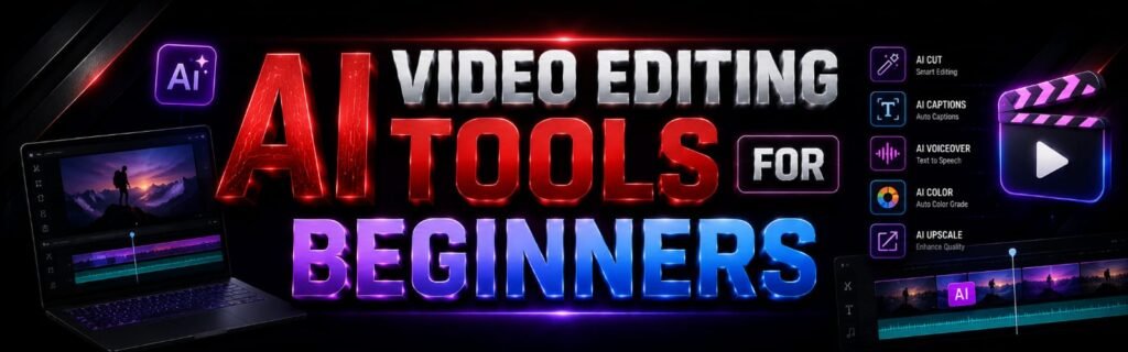 ai video editing tools for beginners and youtube creators
