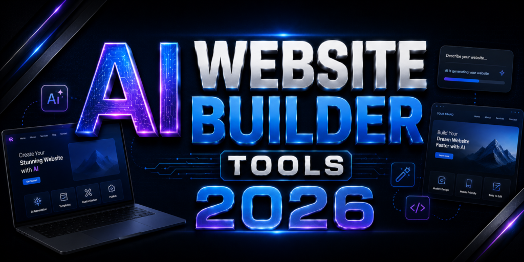 AI website builder tools for modern web design