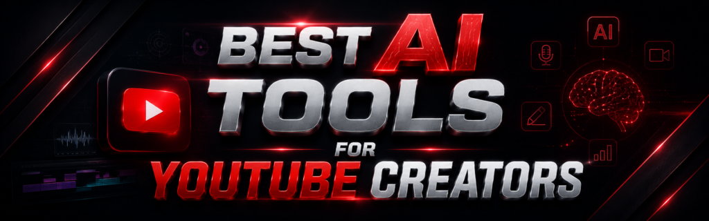 best AI tools for youtube creators and video editing