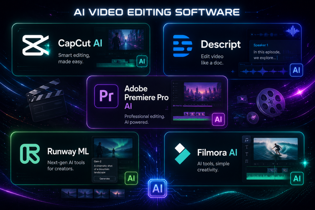 AI video editing tools for youtube creators