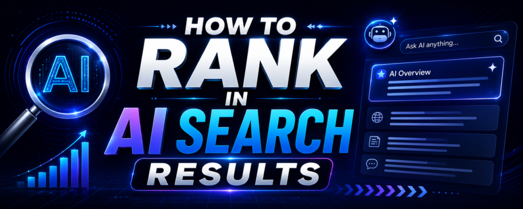how to rank in AI search results using modern seo strategies