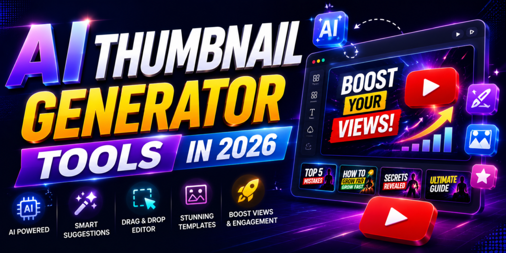 AI thumbnail generator tools in 2026 for youtube creators