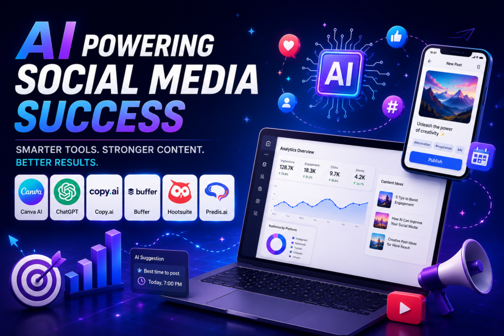 AI powered social media marketing tools for businesses