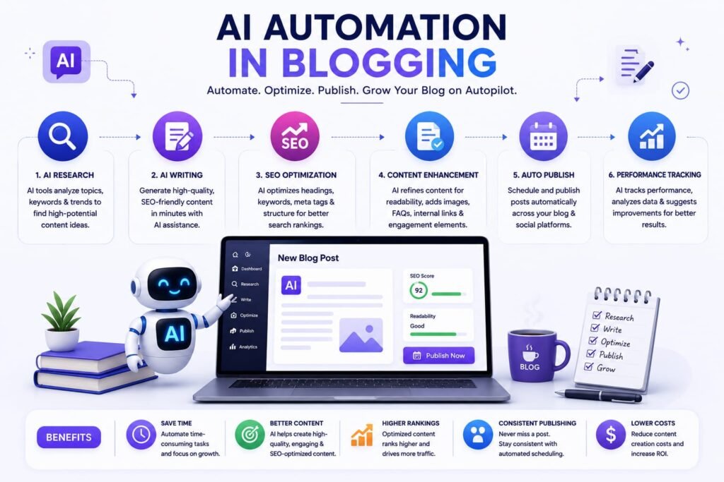 AI blogging tools for content automation and productivity